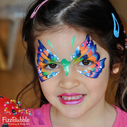 fizzbubble-face-painting-pretty-pink-butterfly - Fizzbubble