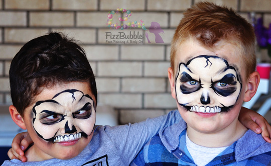 fizzbubble-face-painting-halloween-skull-scary-fancy-dress - Fizzbubble