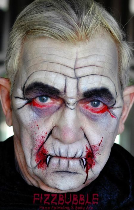 Vampire Halloween face painting