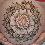 Henna Belly Art F