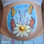 Belly Art Butterflies