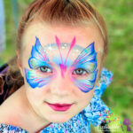 Butterfly Blue face painting