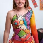 Butterfly Garden Body Painting