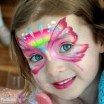 Butterfly Pink face painting