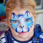 Cat Blue face painting