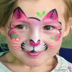 Cat Pink face painting