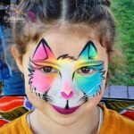 Cat Rainbow 2 face painting