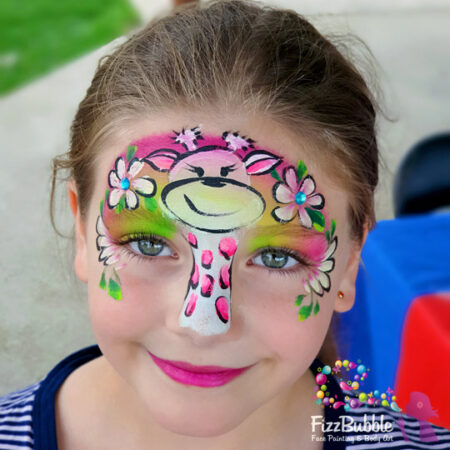 Giraffe-face-paint