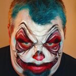 Halloween Creepy Clown 2 face paint