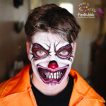 Halloween Creepy Clown face painting