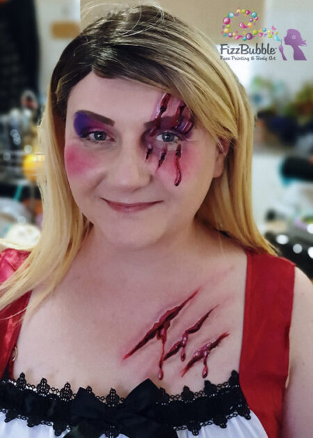 Halloween-Little-Red-face-paint