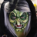 Halloween Witch face painting
