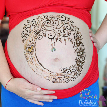 Henna Belly Art 2