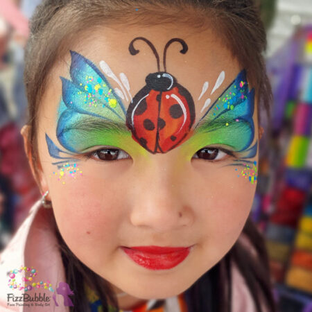 Ladybug-face-paint