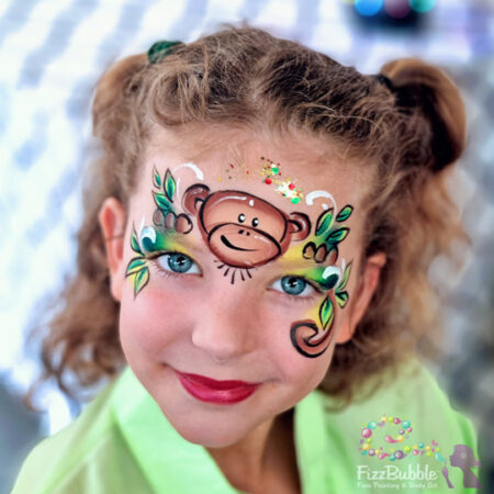 Monkey-face-paint