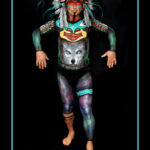 Native American body painting