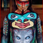Native American body painting 2
