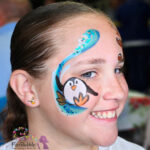 Penguin face painting