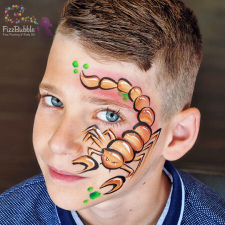 Scorpion-face-paint