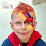 Sport Football Crows face painting