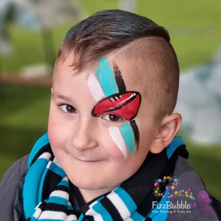 Sport-Football-Port-Adelaide-face-paint