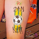 Sport Soccer face painting