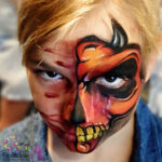 Monster face painting